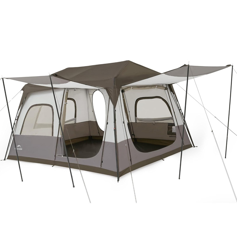 新作Naturehike Cape8.3 ワンタッチ テント 2~6人用 パークテント キャンプ 設営簡単 uvカット 自立式 大型