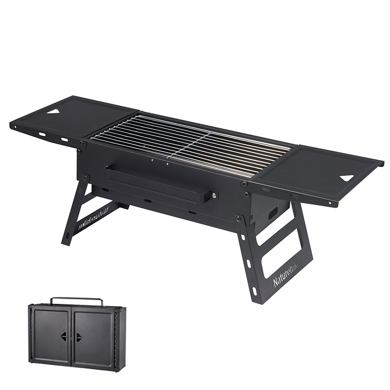 新作入荷 Naturehike バーベキュー コンロ 卓上 蓋付き 小型 キャンプ テーブルトップグリル 1～3人用 焼き網付き