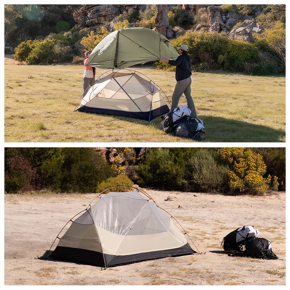 新作予約販売 Naturehike Mongar Base&Pro テント 1/2/3人用 軽量 アウトドア 二重層 専用グランドシート付 耐水圧3000+mm ドームテント
