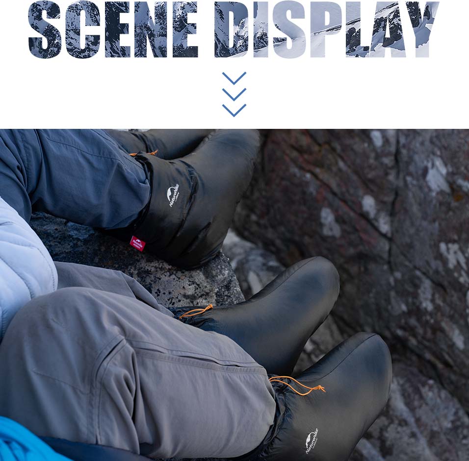 EXPED ダウンソックス ダークブルー Down Sock - 宗像山道具店 by GRIPS