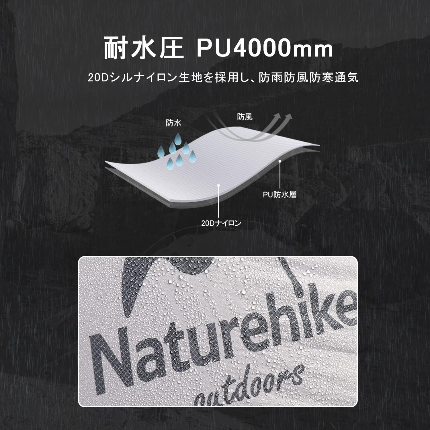 Naturehike Mongar テント 2人用 軽量 アウトドア モンガー 二 Naturehike Mongar テント 2人用 軽量 アウトドア モンガー 二