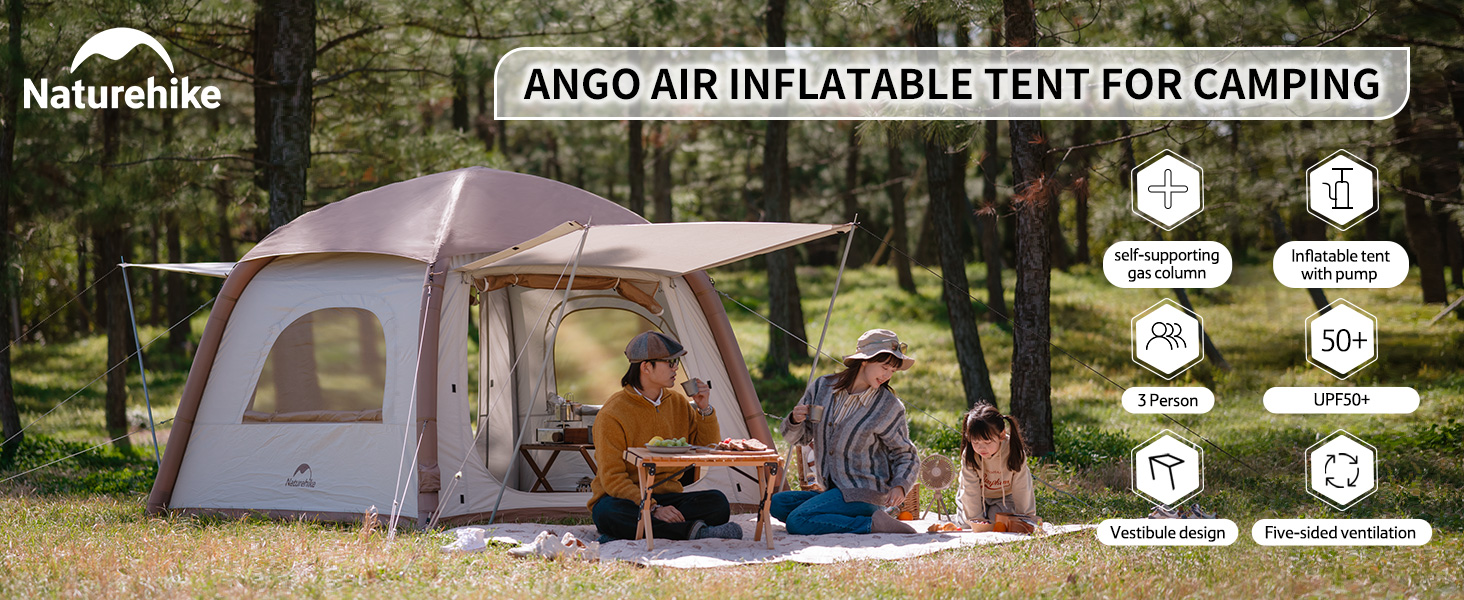 Naturehike Ango Air エアーテント インフレータブルテント 空気