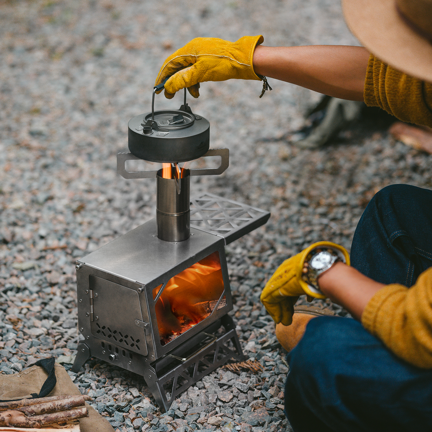 Naturehike 薪ストーブ 薪暖炉 コンパクト