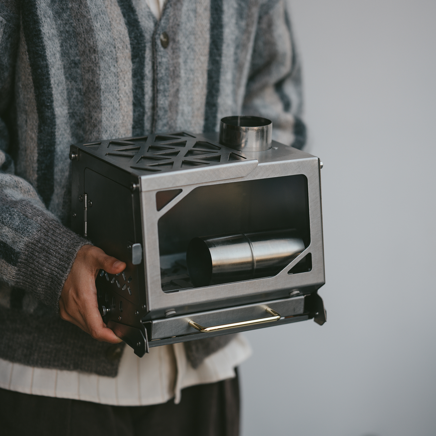 Naturehike公式ショップ 薪ストーブ 卓上 小型 焚き火台 Naturehike薪ストーブ ミニ 卓上 小型テーブル 新品Naturehike薪