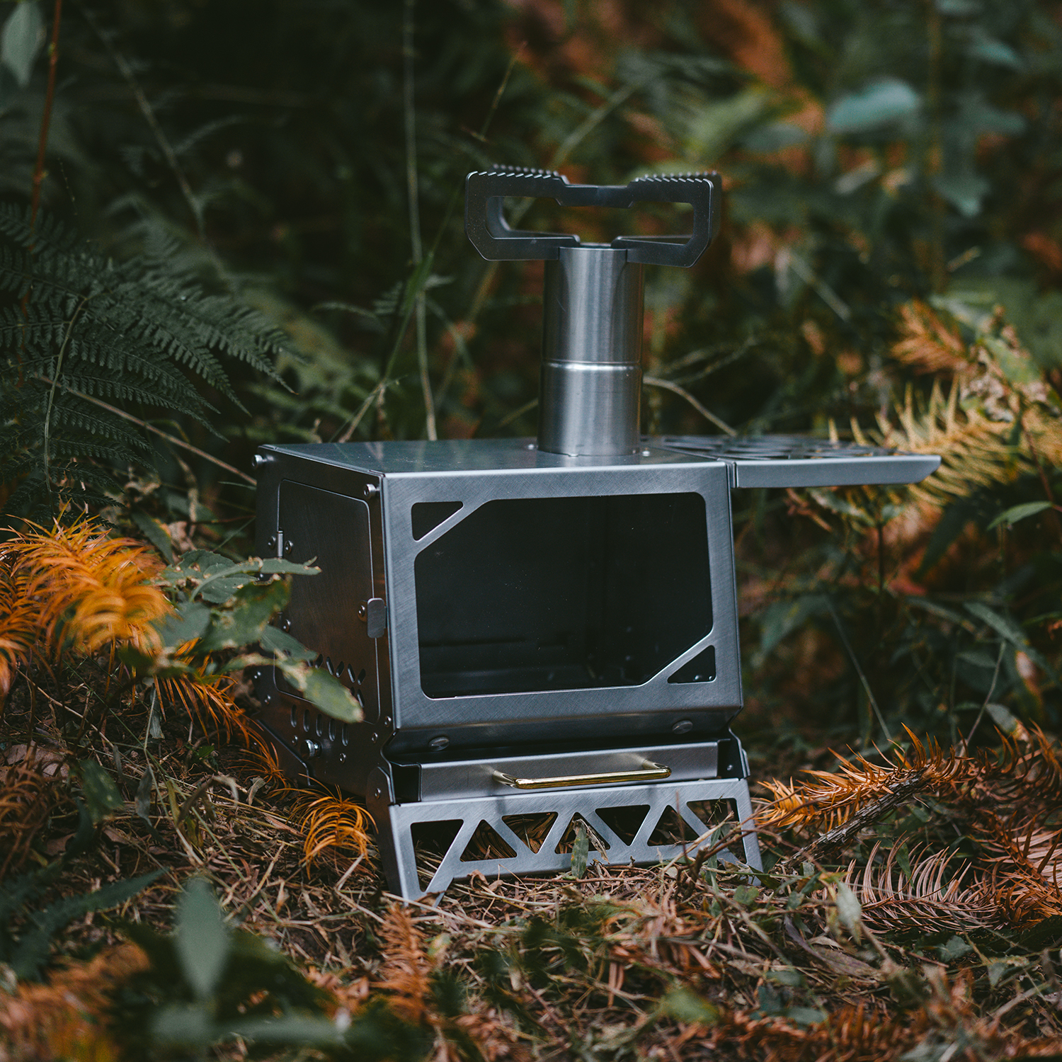 Naturehike公式ショップ 薪ストーブ 卓上 小型 焚き火台 Naturehike薪ストーブ ミニ 卓上 小型テーブル 新品Naturehike薪