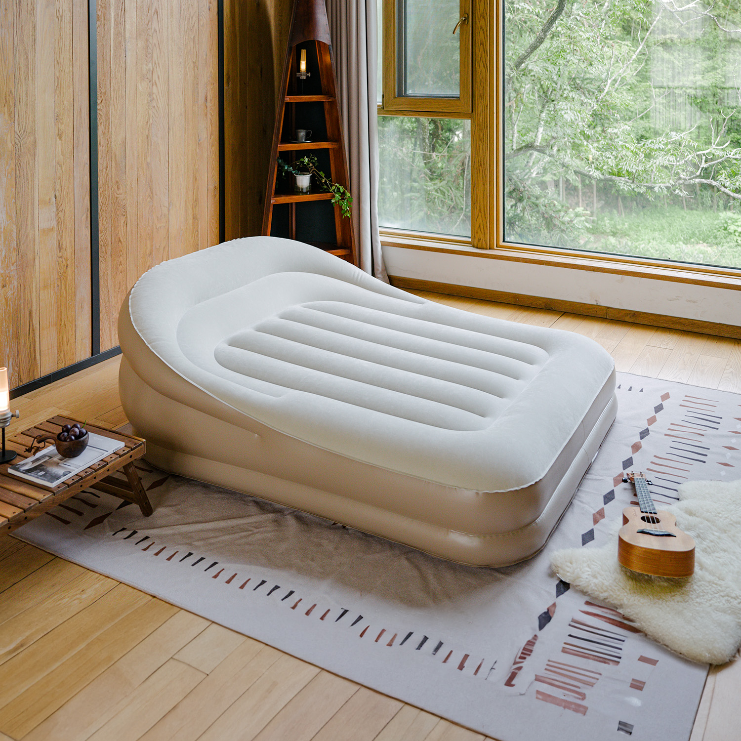 Naturehike エアーベッド 枕一体型 エアーソファー エアーマット 電動ポンプ内蔵 電動ソファ キャンプ 1人用 2人用 耐荷重300kg