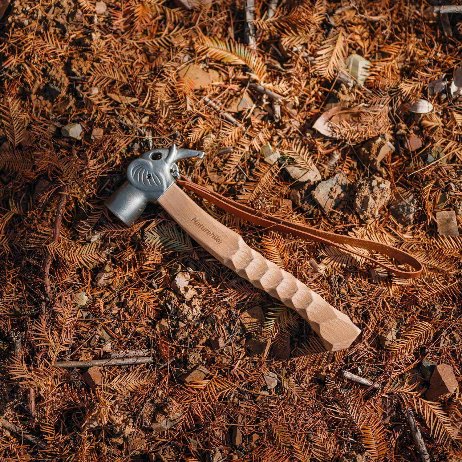 Naturehike アウトドアハンマー キャンプ用ハンマー ペグハンマー 軽い 安全ベルト付 テントアクセサリー