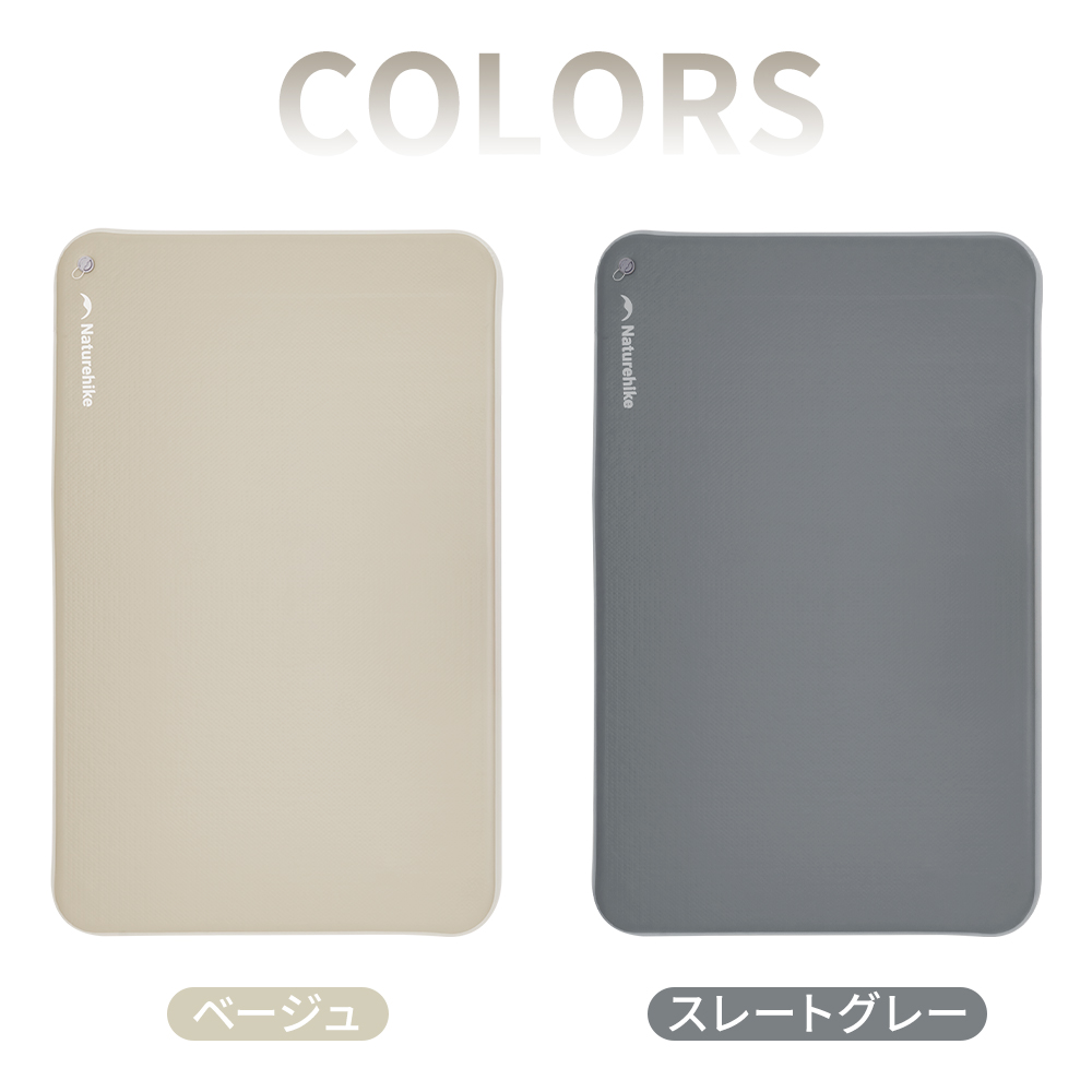 Naturehike エアマット 高反発 サポート エアーマット 1/2人用 手動ポンプ付き