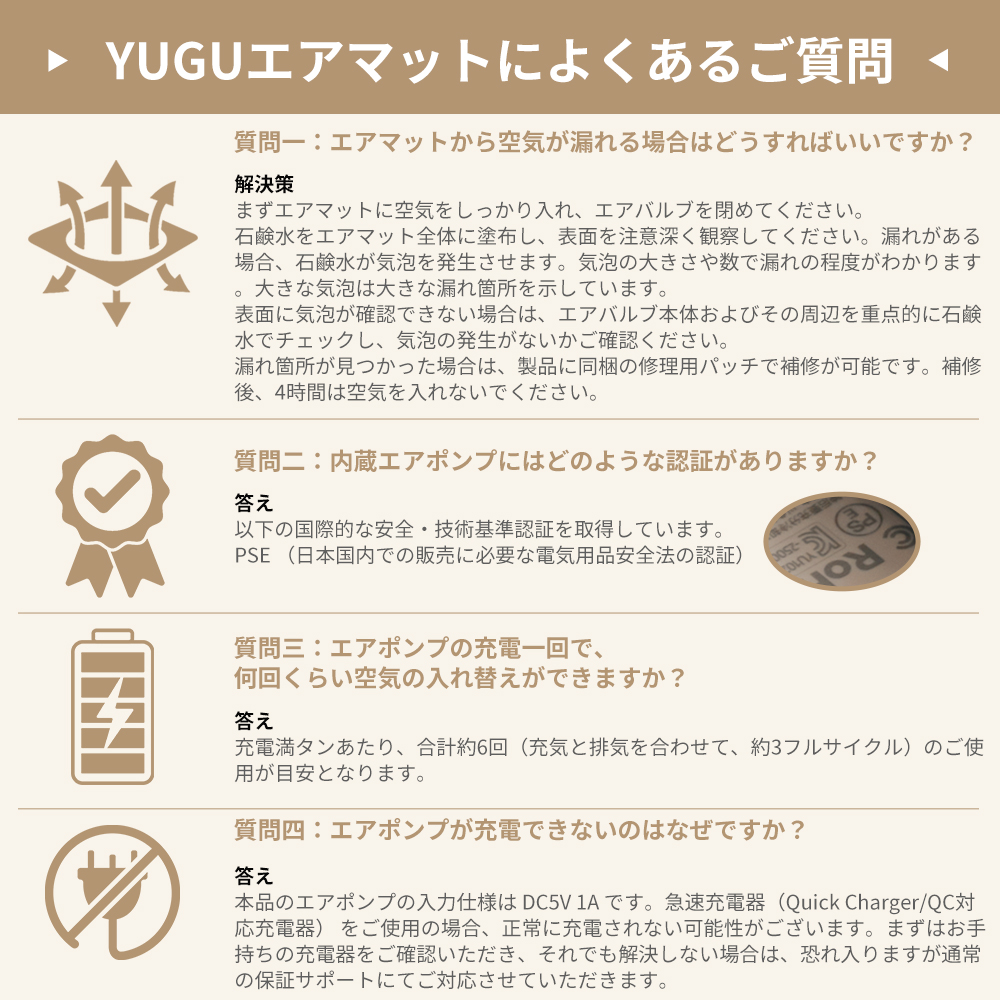 Naturehike Yugu C12 インフレーターマット 電動ポンプ内蔵 5.0高R値 極厚12cm 静か エアーマット キャンプ 電動ベッド 