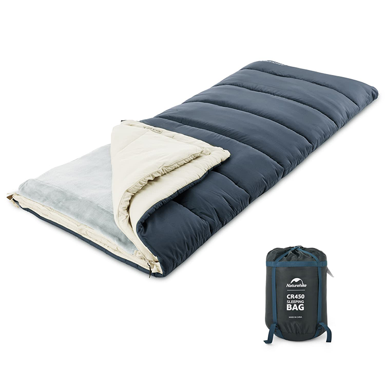 ネイチャーハイク封筒型シュラフ 快適温度-5～13℃ 分割しても使用可能-Naturehike