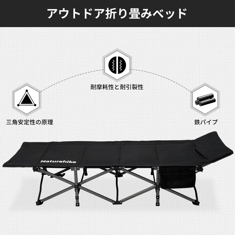 Naturehike コット アウトドアベッド コット用マット 折りたたみ