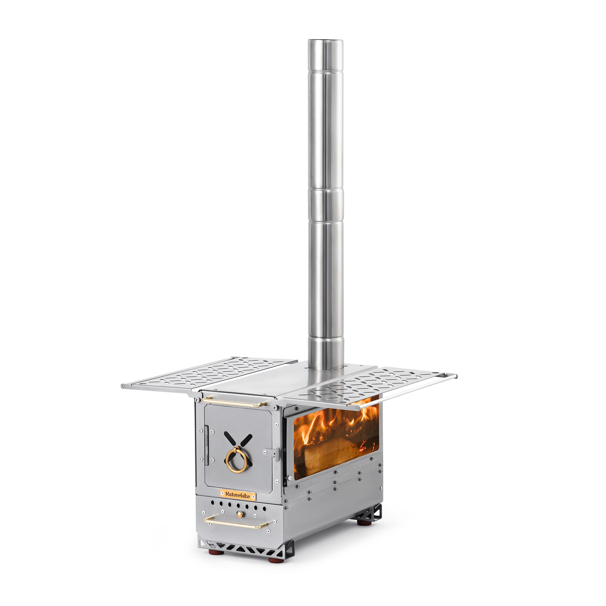 Naturehike 薪ストーブ ウッドストーブ アウトドア キャンプ ステンレス 調理 耐熱 焚火台