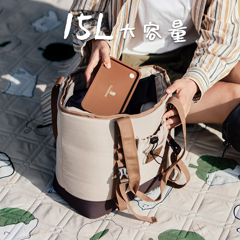 新作Naturehike ソフトクーラー 15L 2WAY 保冷バック 折りたたみ クーラーバック キャンプ用品 保温 保冷