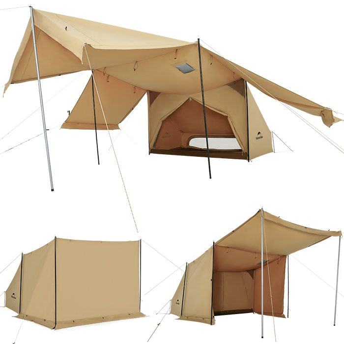 Naturehike 軍幕 パップテント TC素材 インナーテント付き Naturehike 軍幕 パップテント TC素材 インナーテント付き
