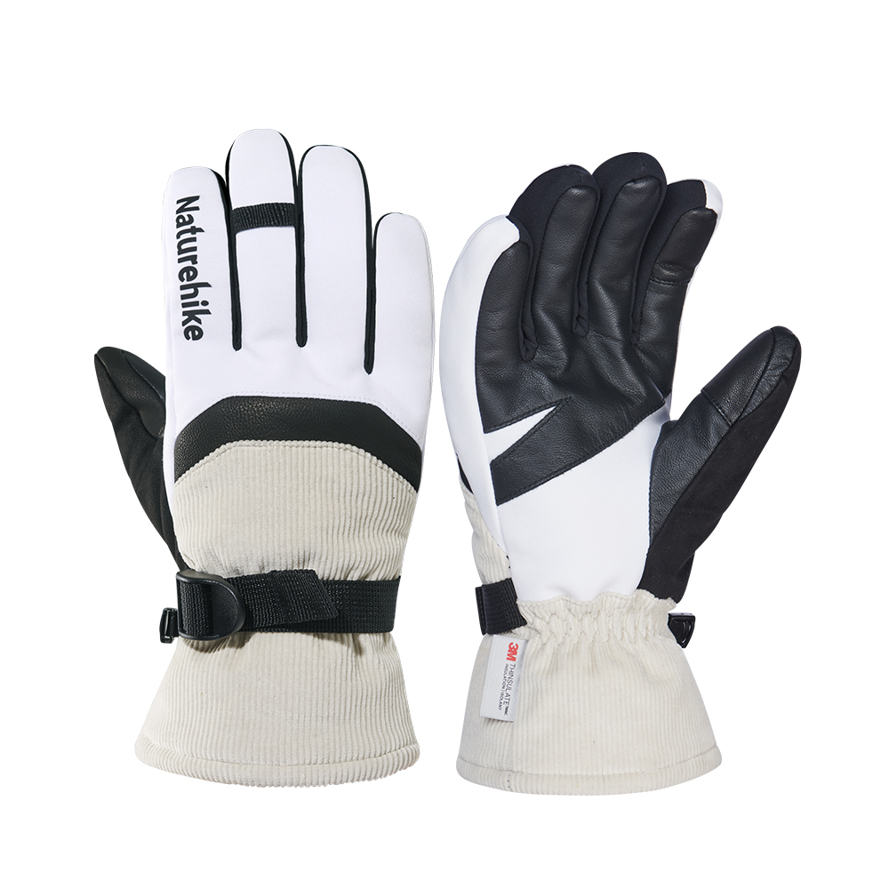 予約販売Naturehike 羊革スキー グローブ 5本指 防寒 暖かい 軽量 スキー スノボー スノーボード フリーライディング