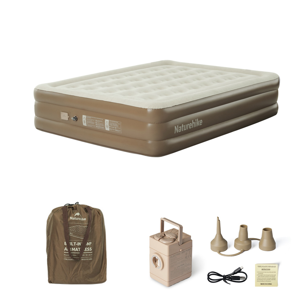 Naturehike Chenjing エアーベッド 内蔵電動ポンプ キャンプ