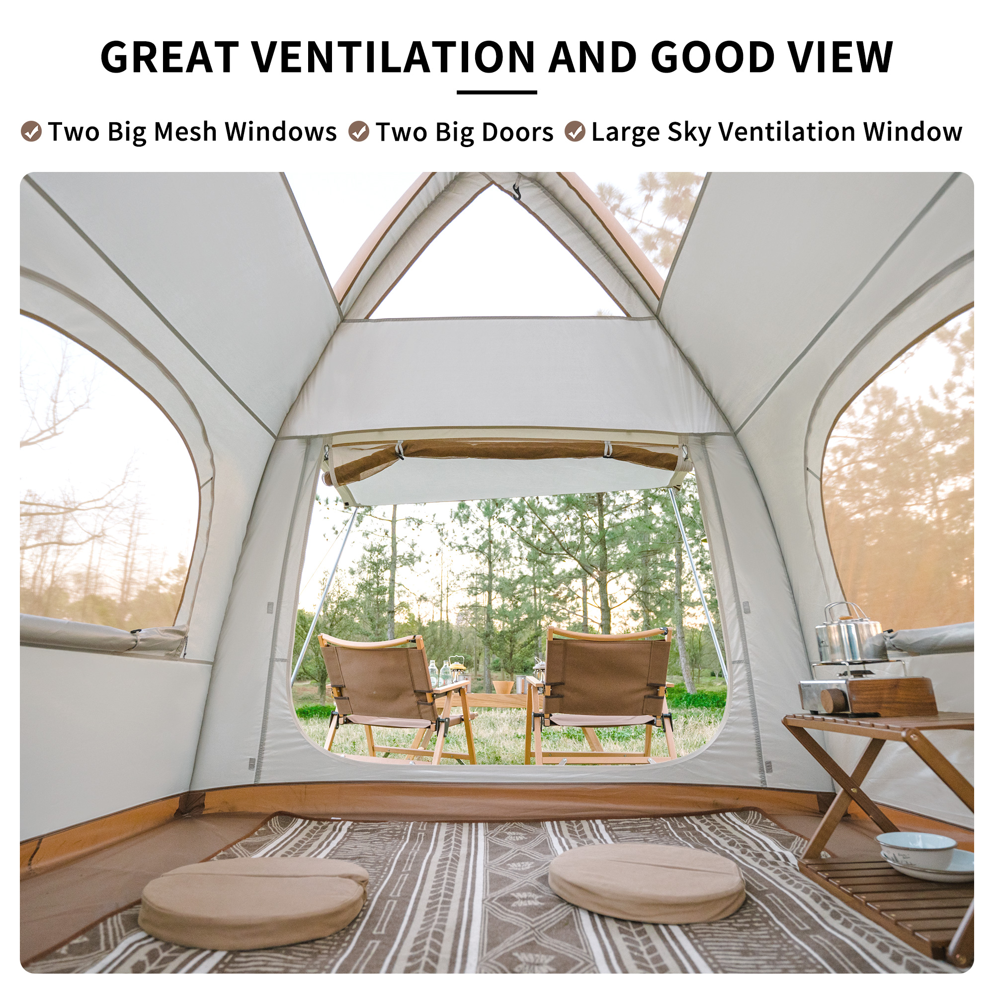 Naturehike Ango Air エアーテント インフレータブルテント 空気入れ