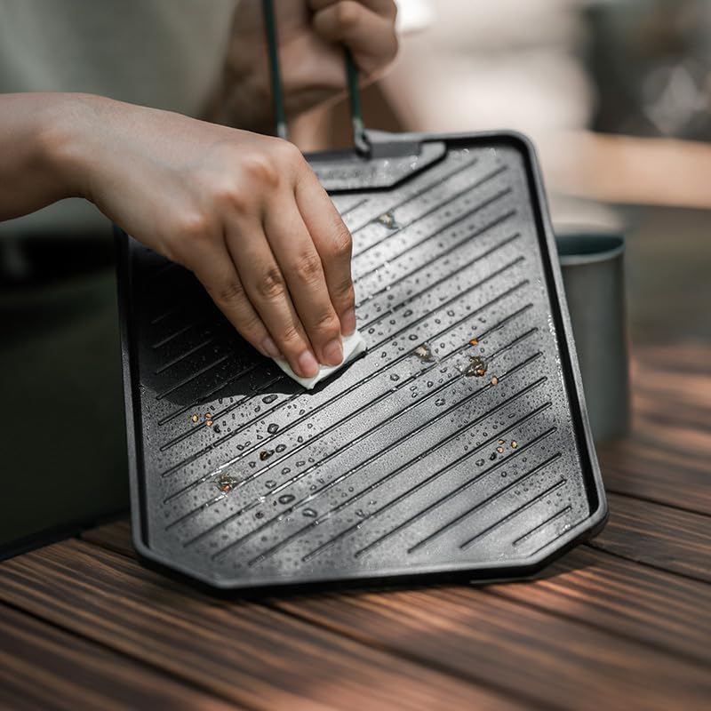 Naturehike フライパン アルミ 軽量 折りたたみ お手入れが簡単 アウトドア ハイキング バーベキュー BBQ ステーキ 焼肉