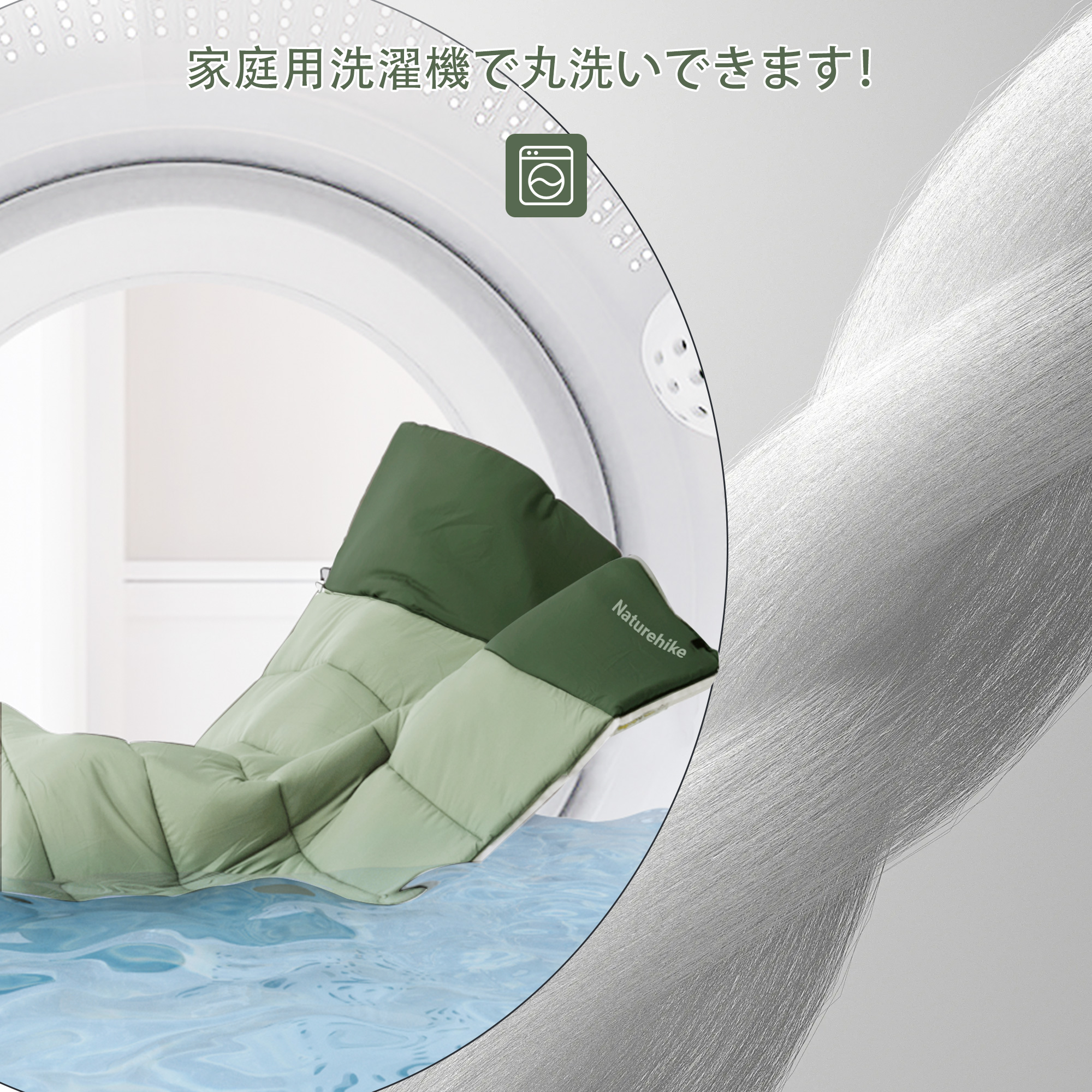 Naturehike シュラフ 寝袋 1～4人用 封筒型 家族用 寝袋 連結可能 -12℃～7℃ 丸洗い 200x115cm 幅広 ワイド