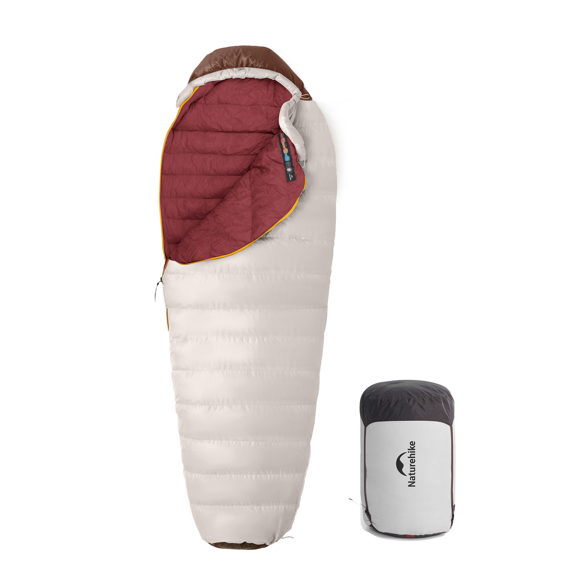 【新作】Naturehike 雪鳥 ミイラ型 ダウンシュラフ 寝袋 650FP ダウン シュラフ -20℃～3.8℃ 快適 耐寒 撥水加工
