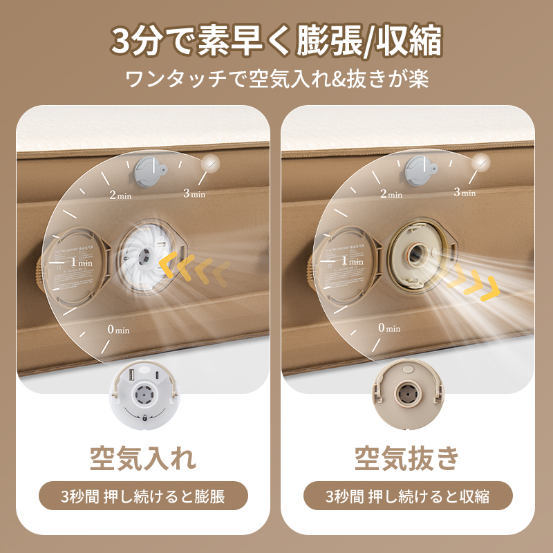 高反発 エアーマット ワンタッチ 電動排気 電動膨張 楽天市場】☆楽天1位☆2つクーポン併用！最終価格:12,520円☆送料無料