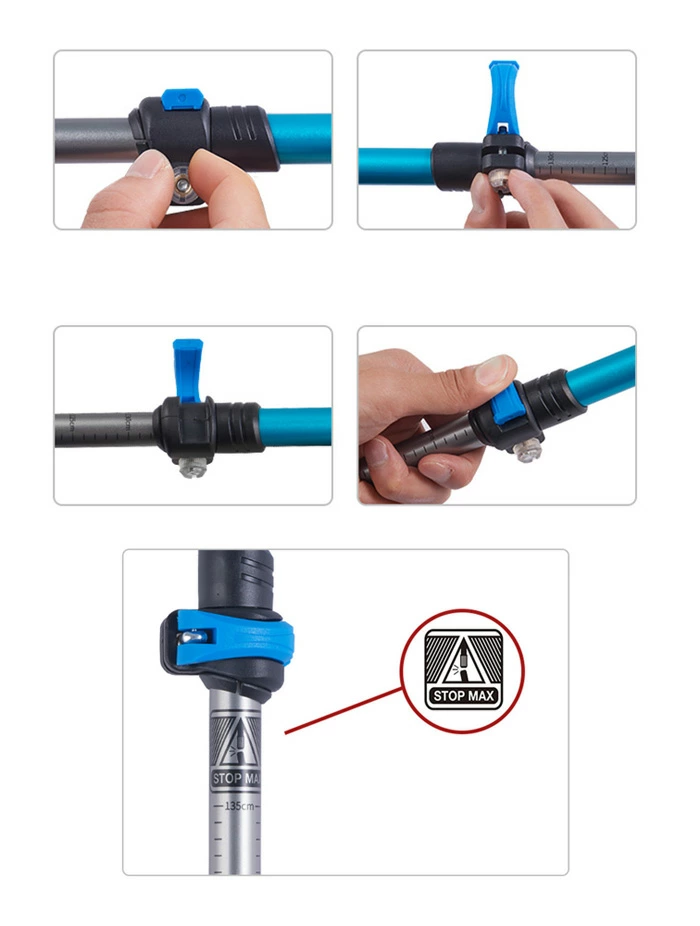 Naturehike ST01トレッキングポール 6061アルミ製 超軽量 2本