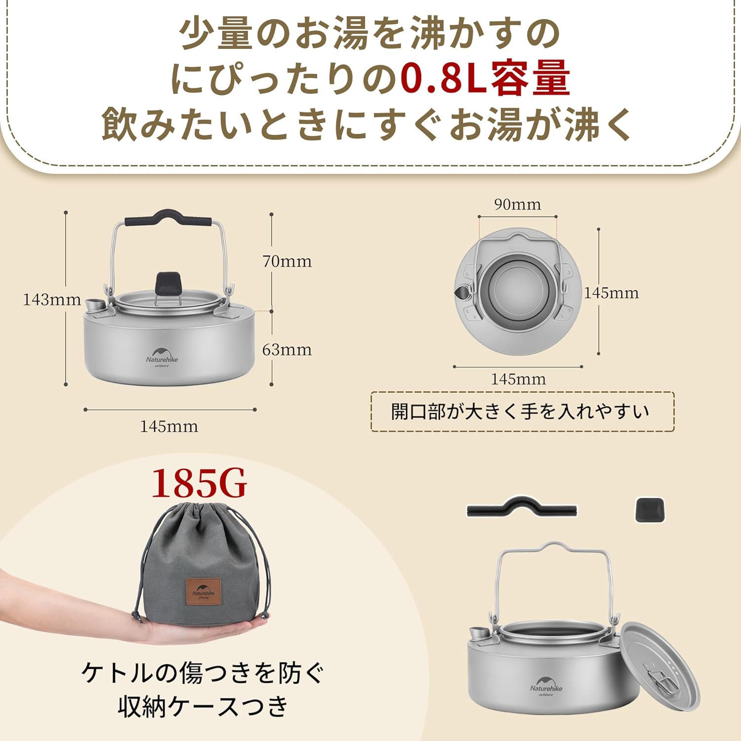 やかん 調理用品 やかん 8L | 【ミドリ安全】公式通販