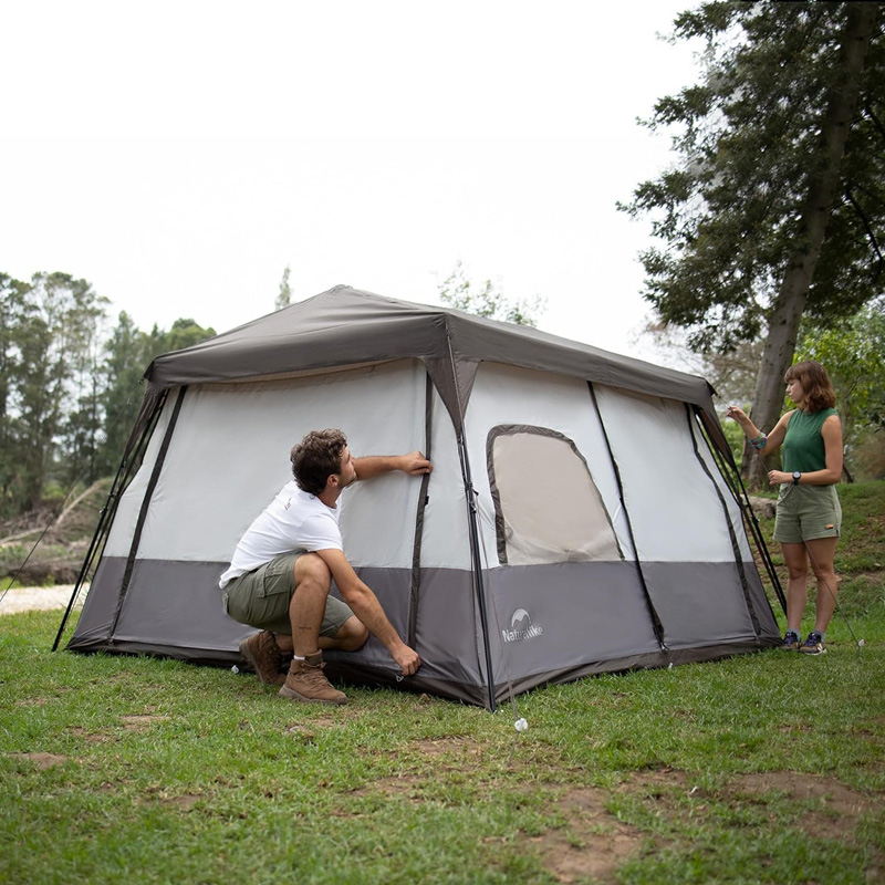 カネヤ CAワンタッチテント2436-250 240×360 K-2343S ＜2023NP＞ キャラバンテント DX-A2436 アルミタイプ 2.4m×3.6m 設置