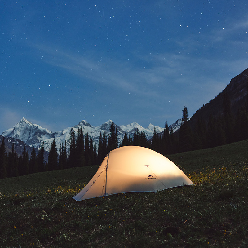 新作予約販売Naturehike Cloud up UL テント 超軽量 2人用 春夏 防水 防風 旅行 二重層 プロフェッショナルテント