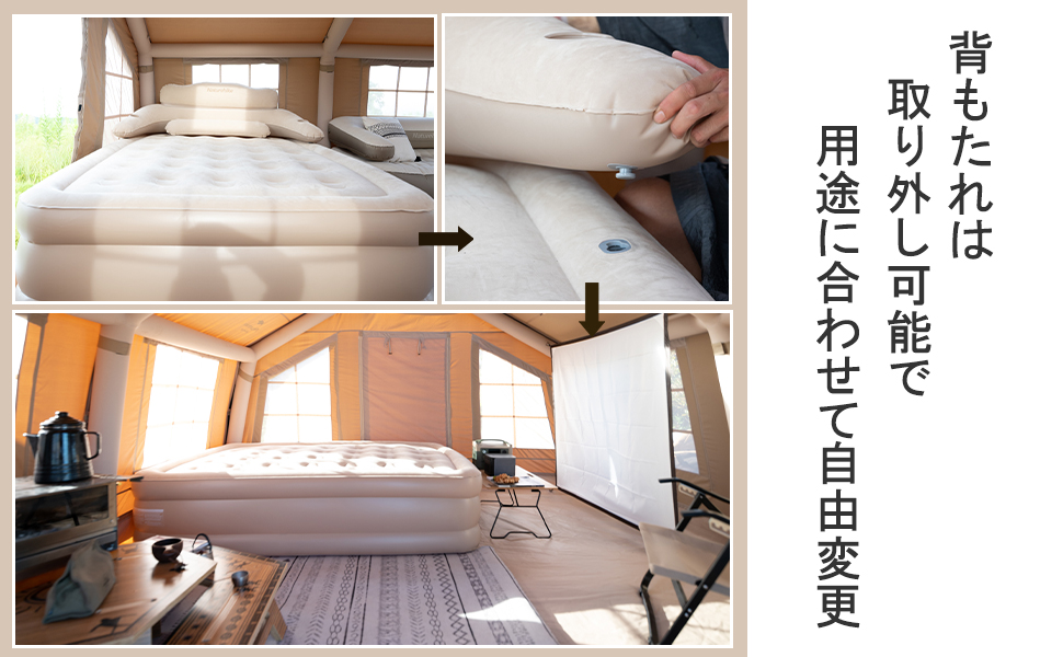 Naturehike エアーベッド ダブル コンパクト 寝心地よい 極厚 Naturehike エアーベッド ダブル コンパクト 寝心地よい 極厚