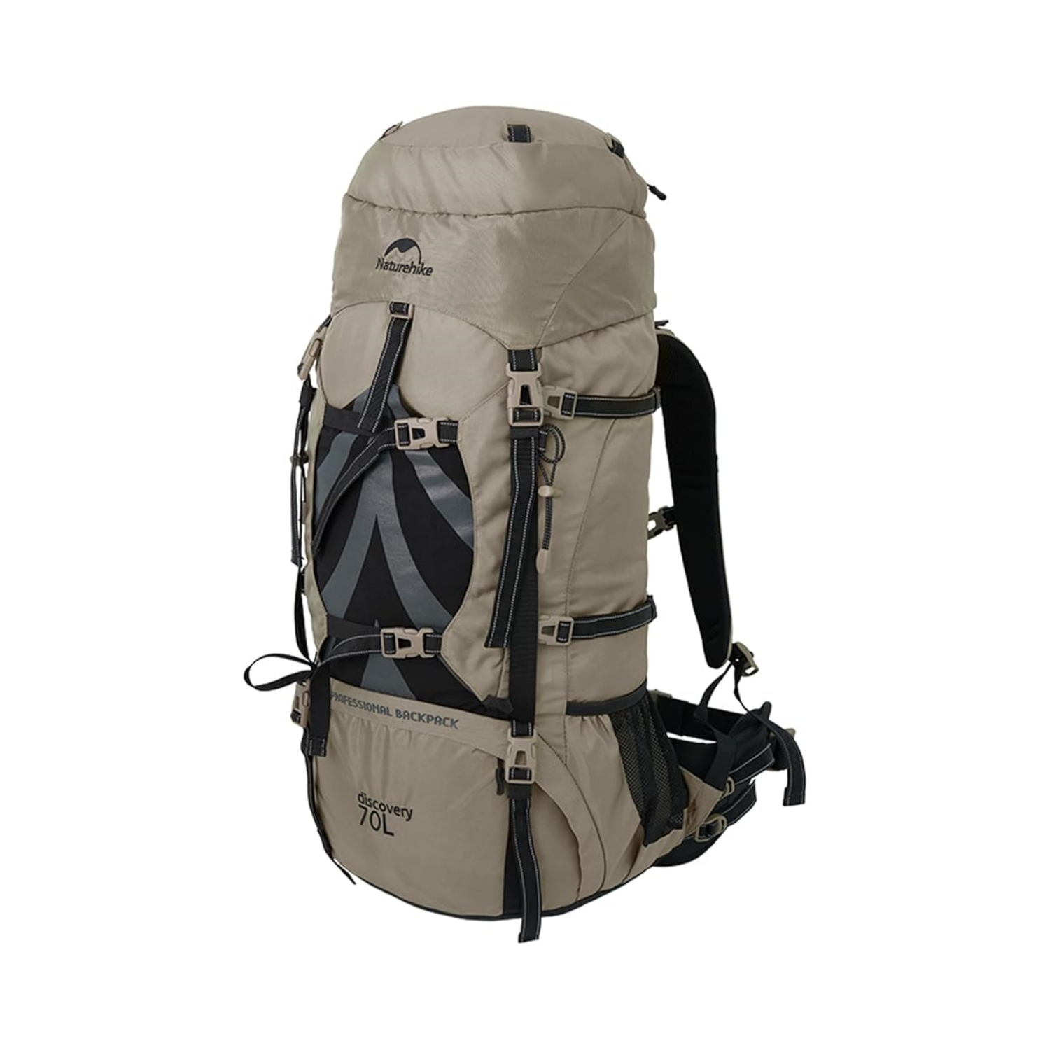 Naturehike 70Lリュック 大容量 背長調節可能