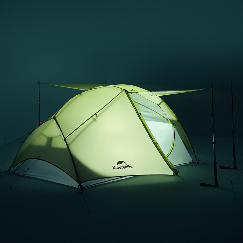 【新作】Naturehike Star River EXT テント 2人用 軽量 アウトドア 二重層 専用グランドシート付 耐水圧PU3000+mm ドームテント