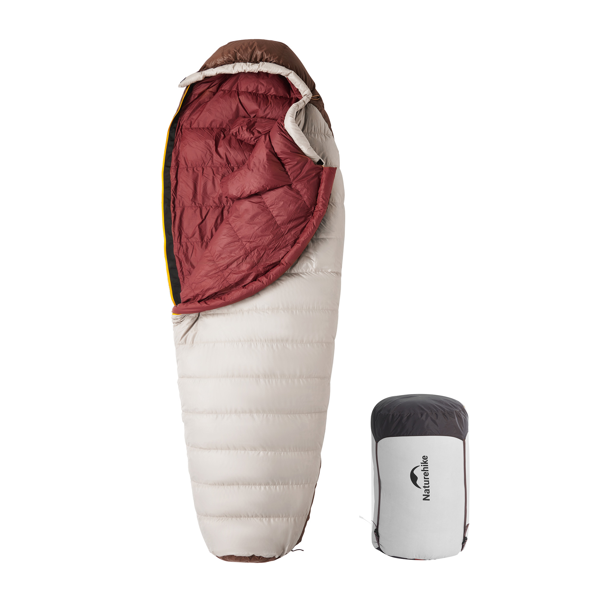 【新作】Naturehike 雪鳥 ミイラ型 ダウンシュラフ 寝袋 650FP ダウン シュラフ -20℃～3.8℃ 快適 耐寒 撥水加工