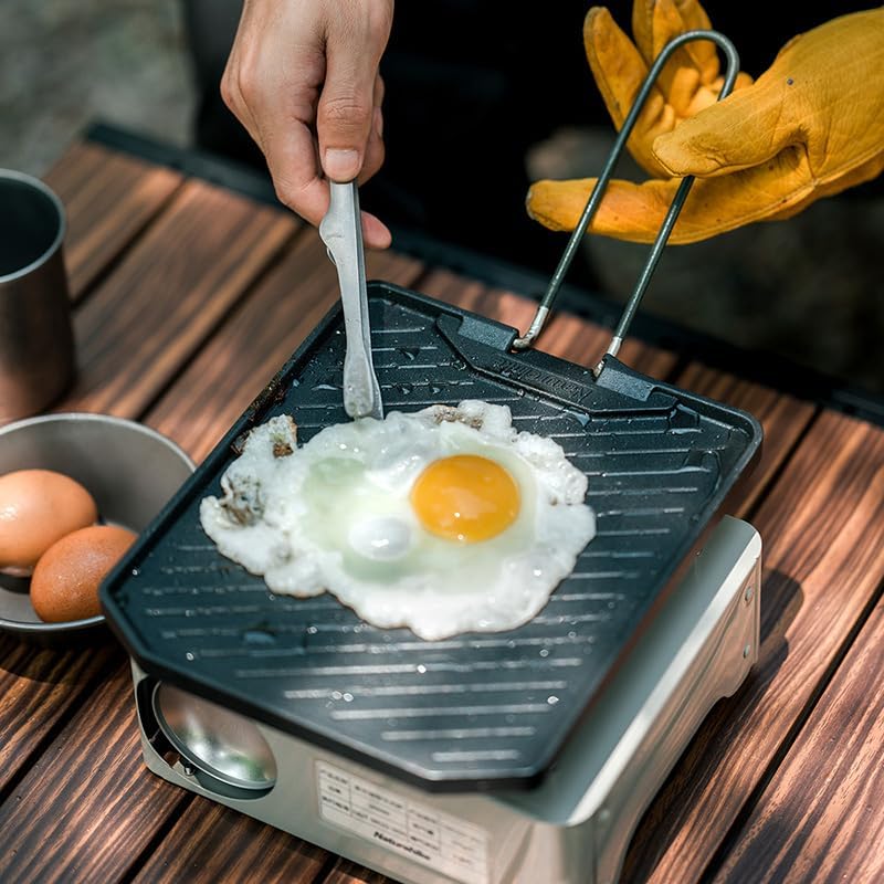 Naturehike フライパン アルミ 軽量 折りたたみ お手入れが簡単 アウトドア ハイキング バーベキュー BBQ ステーキ 焼肉