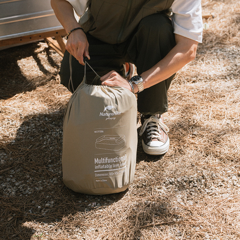 Naturehike TPU エアソファー アウトドア チェア エアーソファー 設営簡単 2人用 耐荷重200kg  2way ダブルソファー