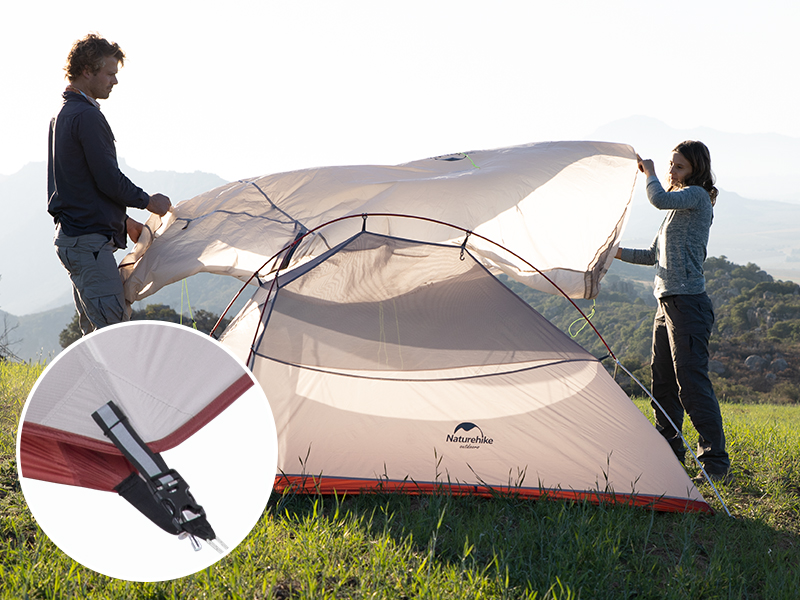 Naturehike Cloud Up2 テント 超軽量 2人用 20D 210T 二重層 耐 Naturehike Cloud Up2 テント 超軽量 2人用 20D 210T 二重層 耐