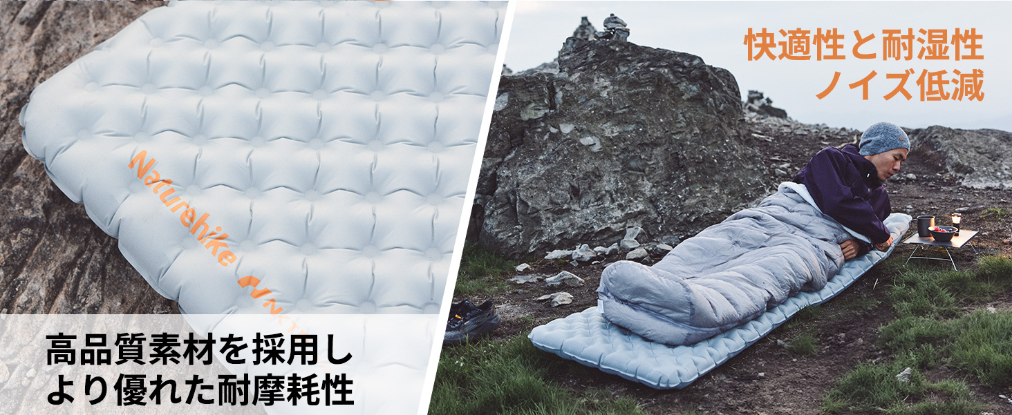 Naturehike R3.2 エアマット R値 超軽量 登山 エアーマット