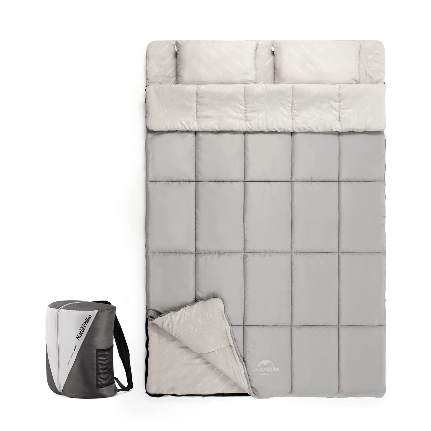 ネイチャーハイク シュラフ 2人用 連結解体可能-Naturehike