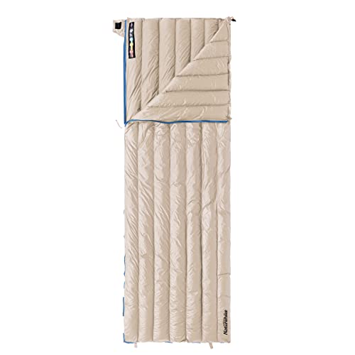 Naturehike寝袋 570g軽量ダウンシュラフ・ベージュ Naturehike ダウンシュラフ 高級ダウン寝袋 570g 超軽量