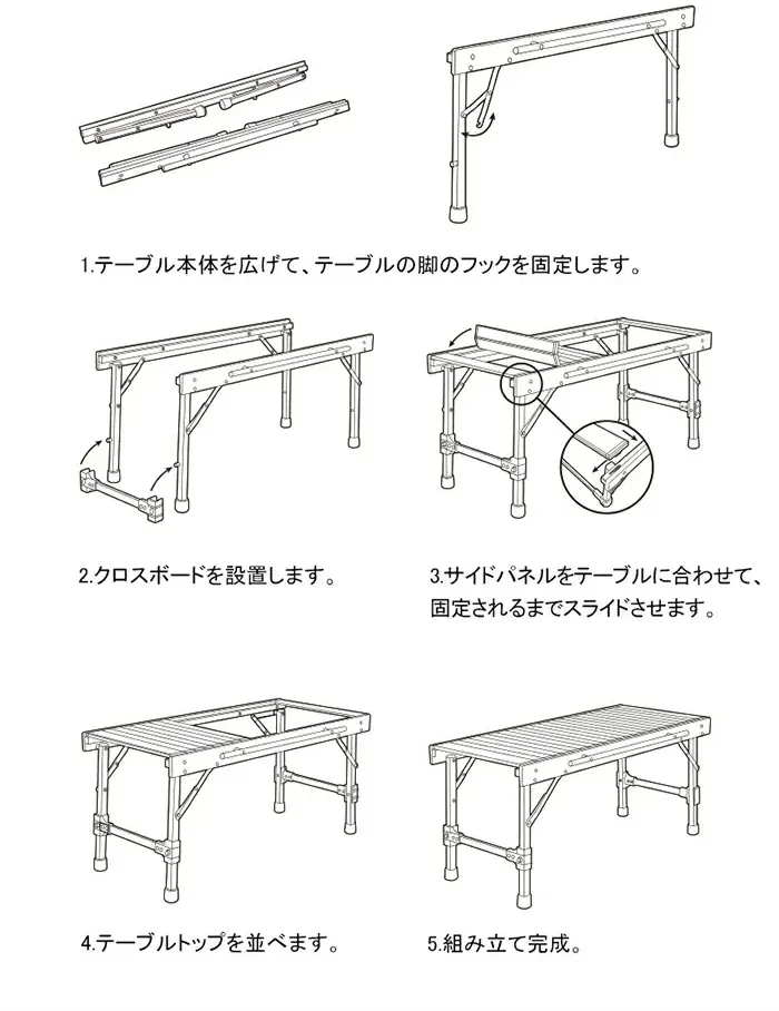 Naturehike Square Fold-IGT アウトドアテーブル ウッド ロール Naturehike Square Fold-IGT アウトドアテーブル ウッド ロール