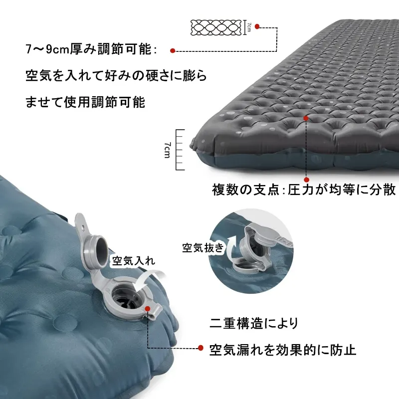 Naturehike R3.5 エアマット 高R値 超軽量 連結可能 500g Naturehike R3.5 エアマット 高R値 超軽量 連結可能 500g