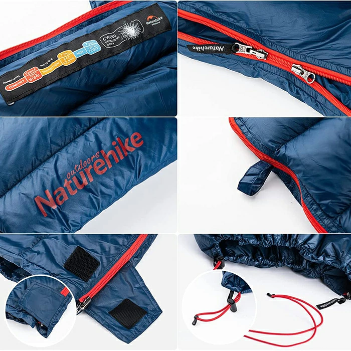 Naturehike ダウンシュラフ 高級ダウン寝袋 570g 超軽量