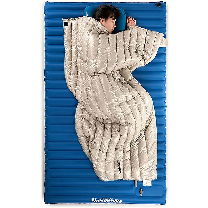 Naturehike 寝袋 高級ダウン シュラフ アウトドア キャンプ Naturehike ダウンシュラフ 高級ダウン寝袋 570g 超軽量