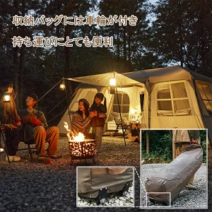 Naturehike Village17.0 ワンタッチ テント Ti Black新型素材 Naturehike Village17.0 ワンタッチ テント Ti Black新型素材