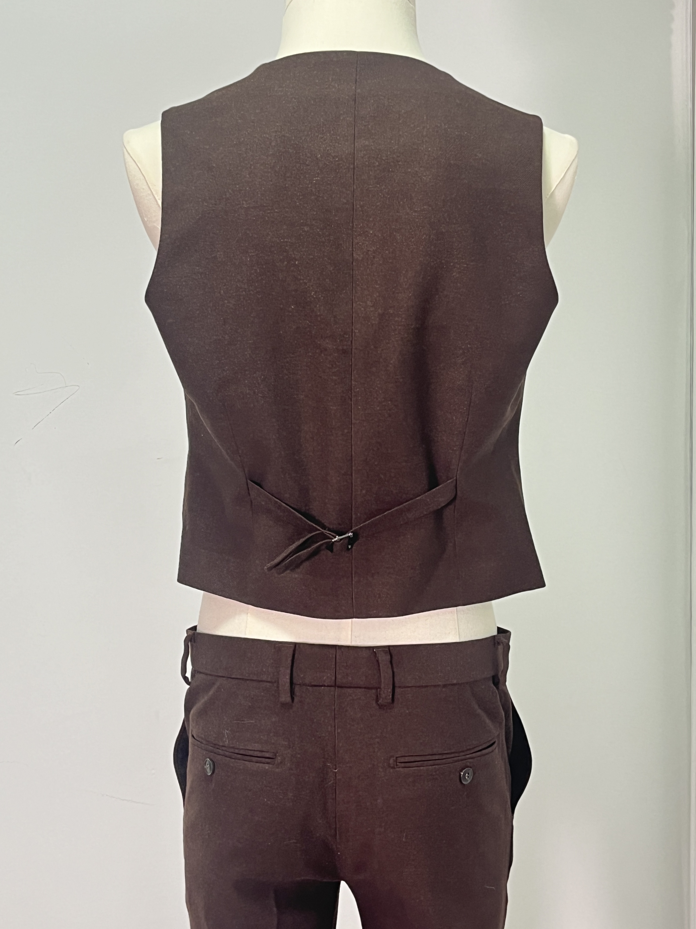 上品！タキシード ブラウン ジャケット、ベスト、パンツの3点セット 結婚式