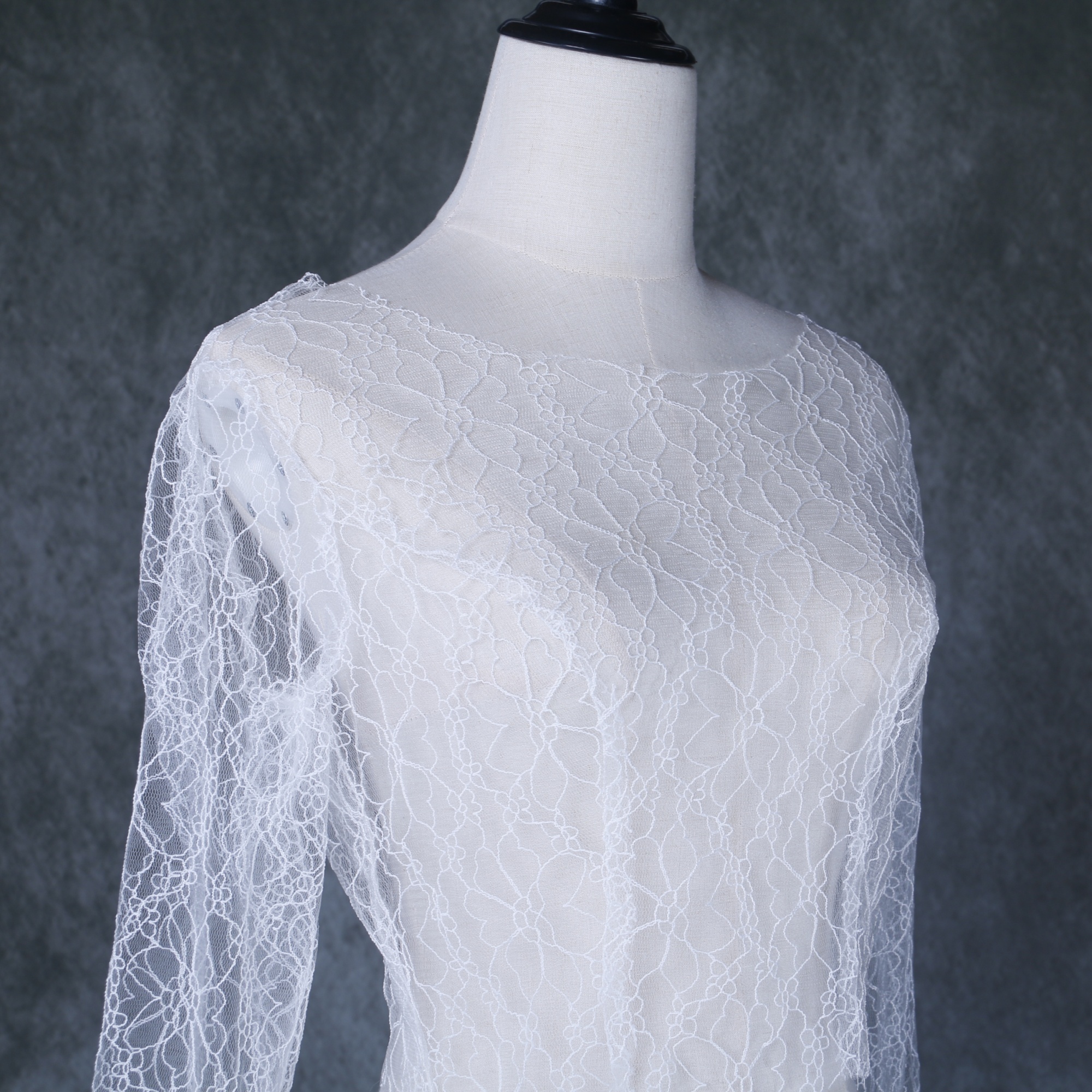 トップス エレガントレース ボレロ ロングスリーブ 花嫁/ウェディングドレス