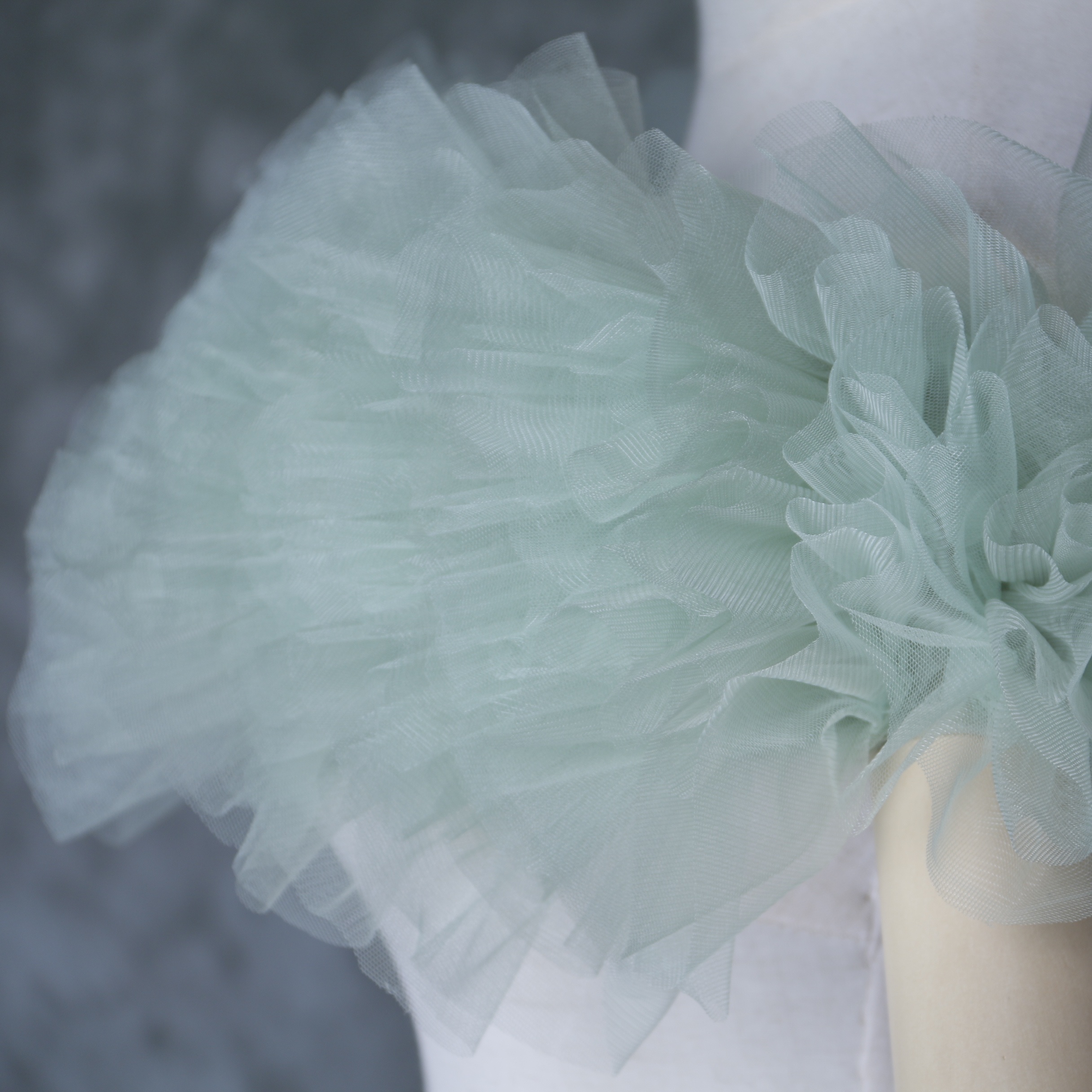 取り外しオフショルダー エレガント グリーン 肩出し 色直し ビスチェ 花嫁/ウェディングドレス