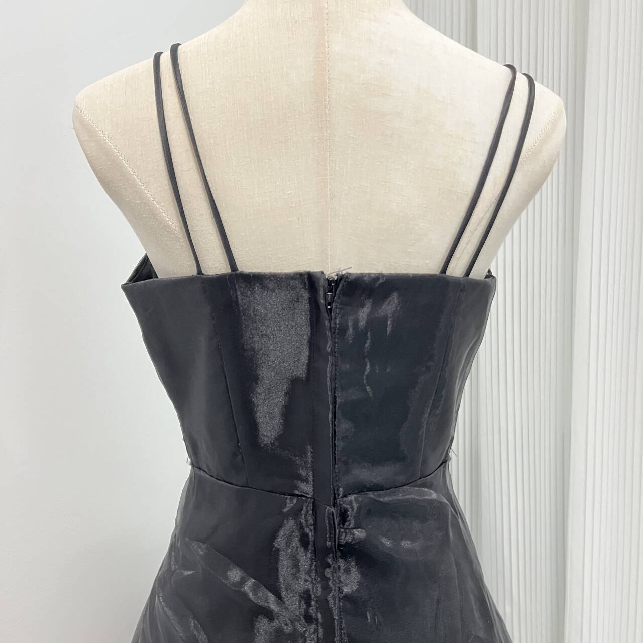 パーティードレス キャミソール ブラック チュールスカート 2次会 前撮り