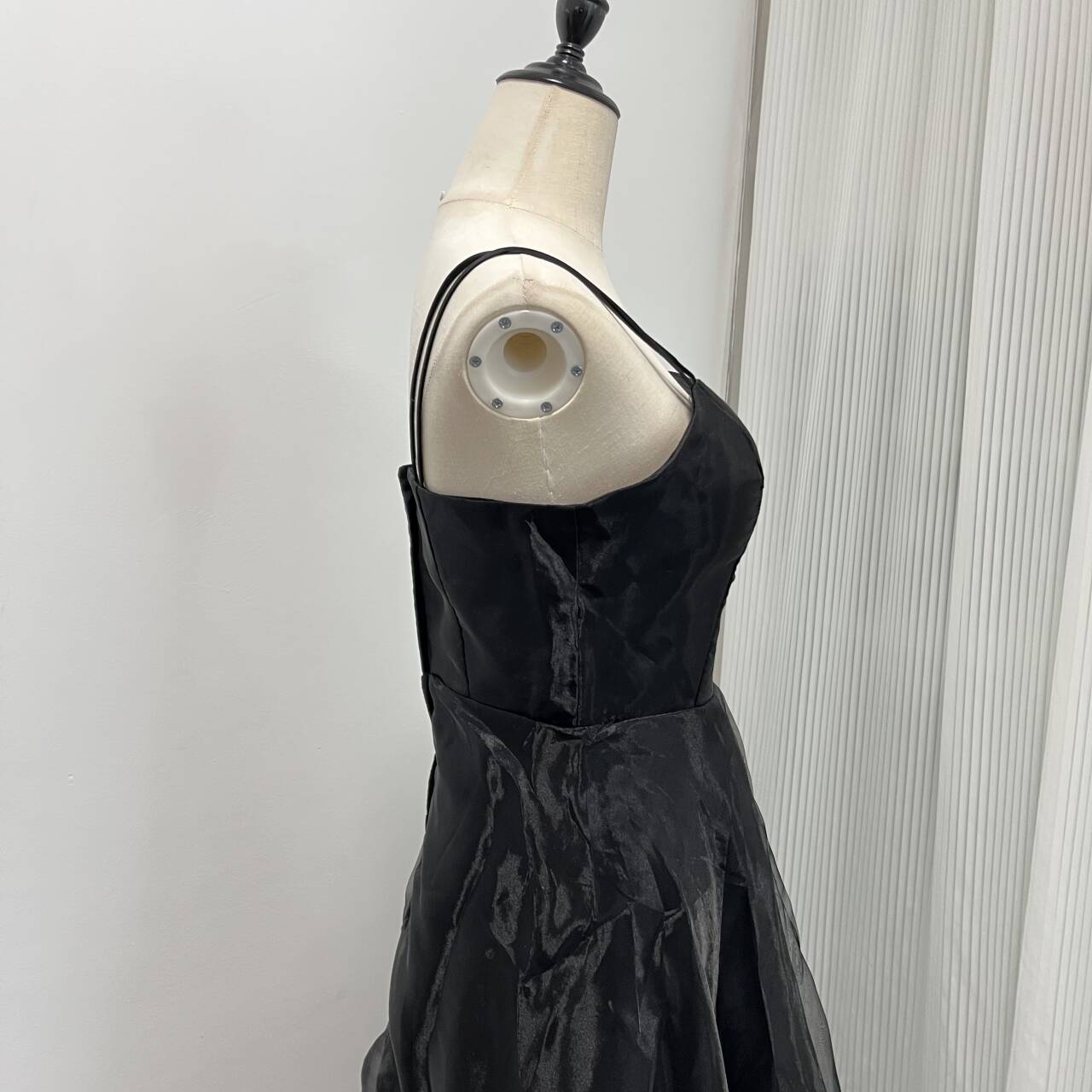 パーティードレス キャミソール ブラック チュールスカート 2次会 前撮り