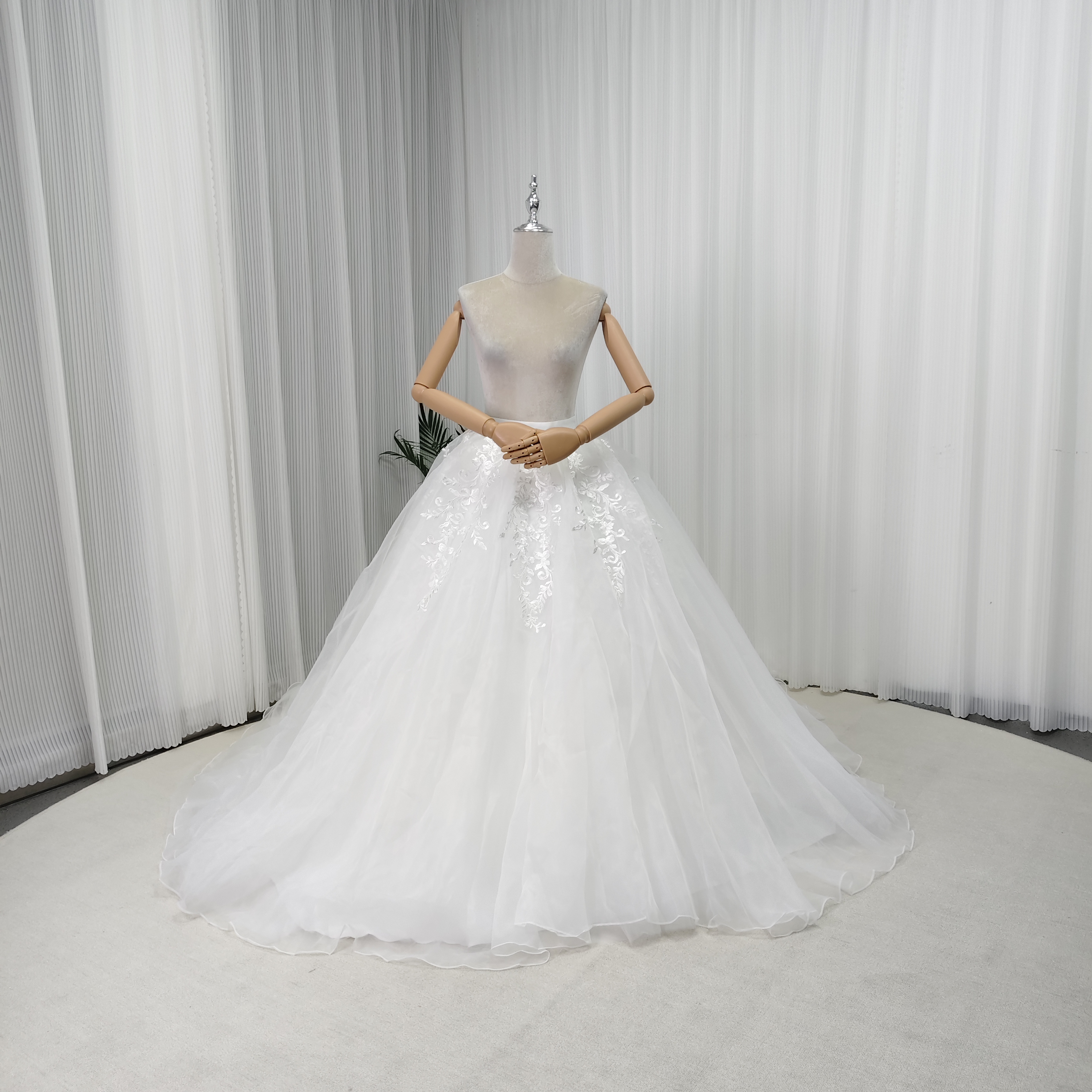 オーバースカート フレアスカート オフホワイト エレガントレース ファスナー 結婚式 前撮り
